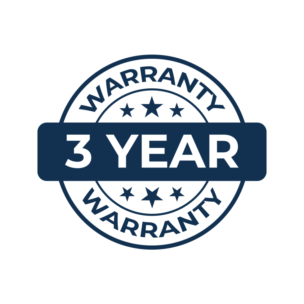 3 Year Warranty - Duratech & Militrex